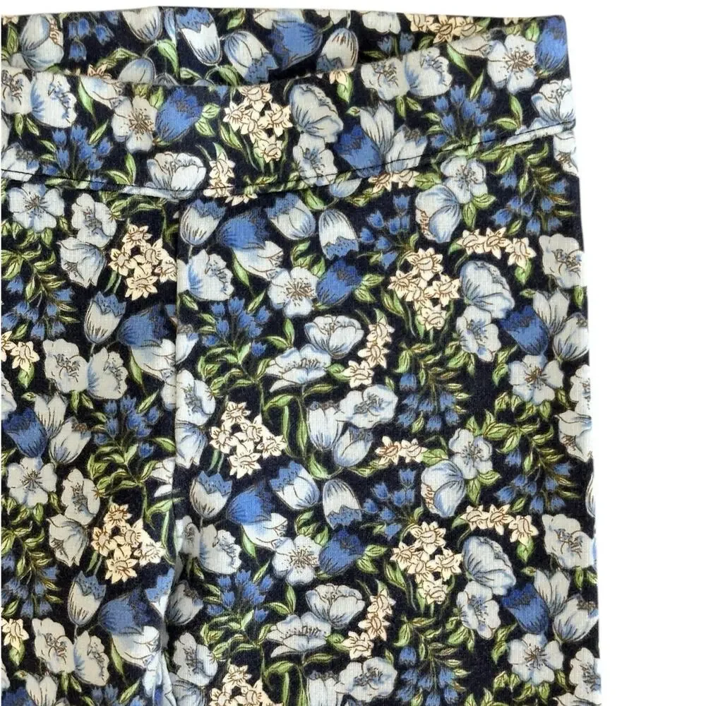 JANIE AND JACK Girls Blue Floral Outfit Size 5